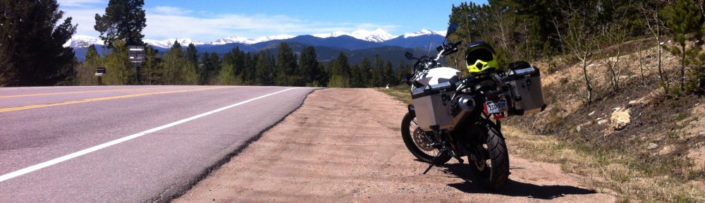 a pat on a motorcycle